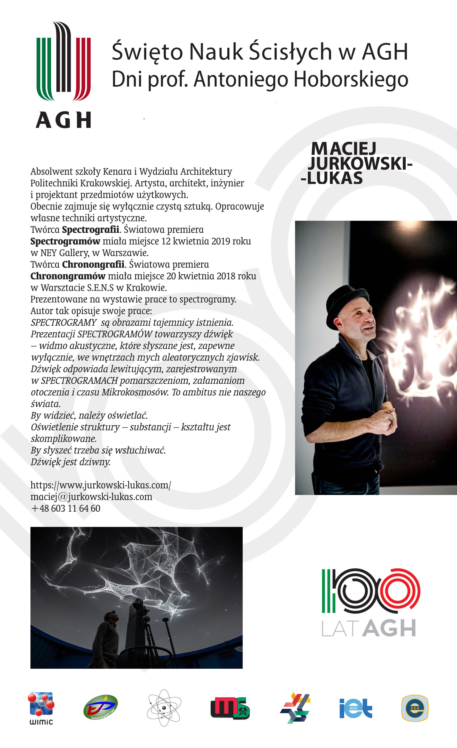Wystawa spectrogramow AGH